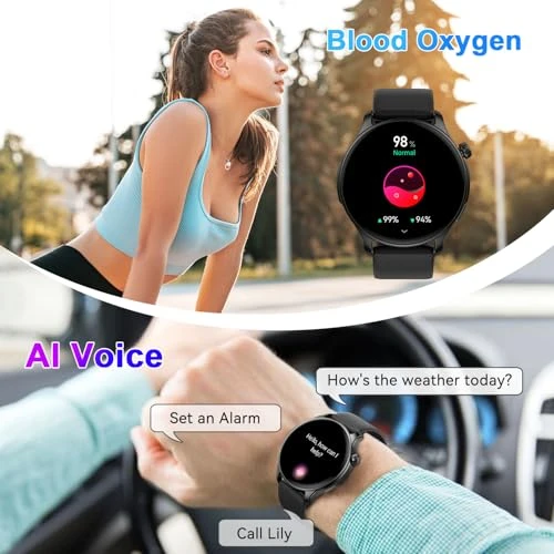 Fitness Smartwatch with AMOLED Screen and Bluetooth Calling — Smartwatches, Kimeag