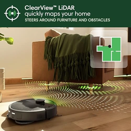 Robot Vacuum & Mop Combo with AutoWash Dock — Smart Cleaning Robots, iRobot