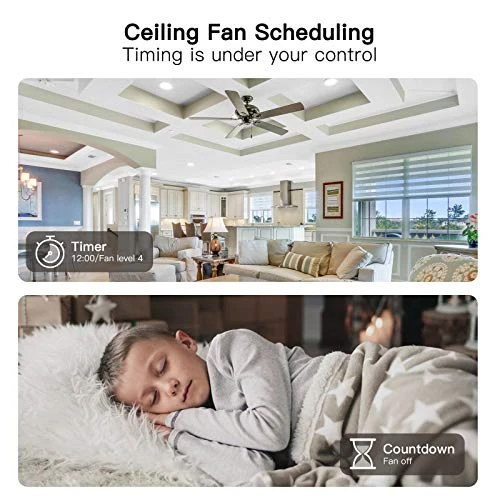 Smart Ceiling Fan Switch — Ceiling Fan Wall Controls, TREATLIFE