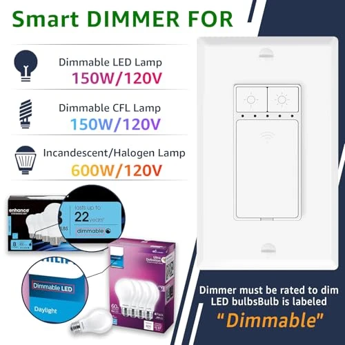 Smart Dimmer Switch — Light Dimmers, GREENCYCLE
