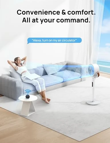 Smart Oscillating Pedestal Fan — Ceiling Fans, Dreo