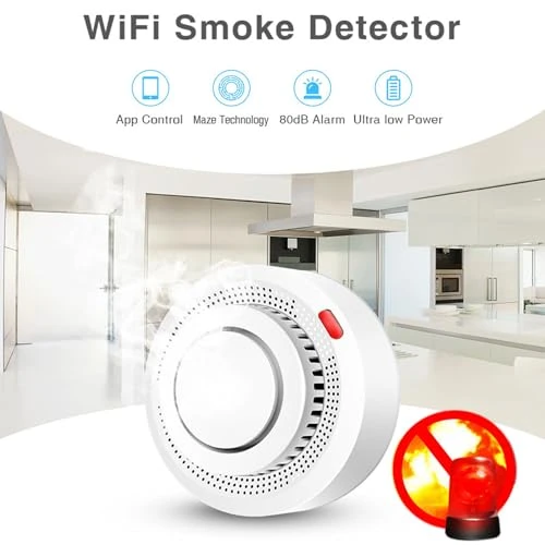 Smart Smoke Detector Fire Alarm — Smoke & CO Detectors, Gaoducash