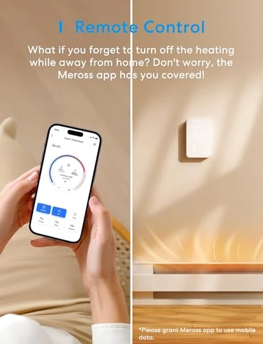 Smart Thermostat for Electric Baseboard and In-Wall Heaters — HVAC Controls, meross