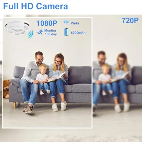 Smoke Detector Camera — Outdoor Security Cameras, NUNET