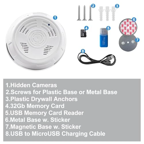 Smoke Detector Camera — Outdoor Security Cameras, NUNET