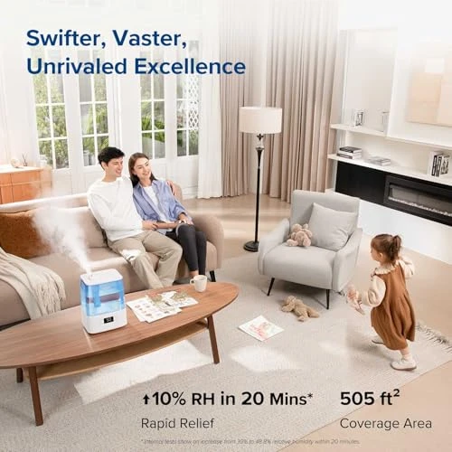 Ultrasonic Smart Top Fill Humidifier — Air Moisturizers, LEVOIT