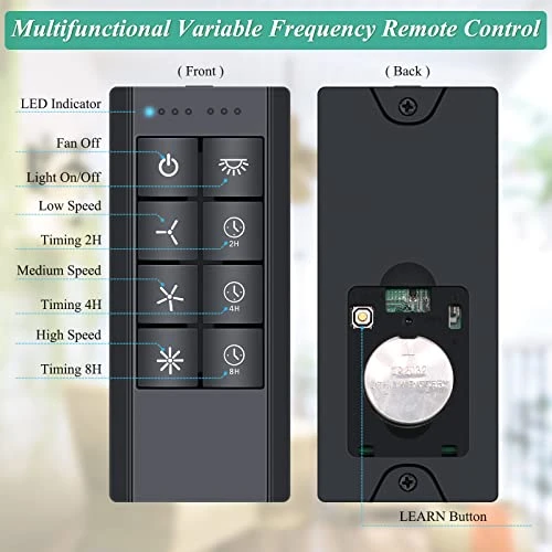 Universal Ceiling Fan Remote Control Kit — Ceiling Fan Wall Controls, Breeze Bay