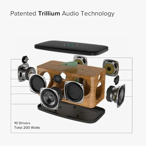 Upgraded Stadium Wi-Fi Bluetooth Smart Hi-Fi Speaker with Alexa Built-in — Built-In Audio Solutions, RIVA