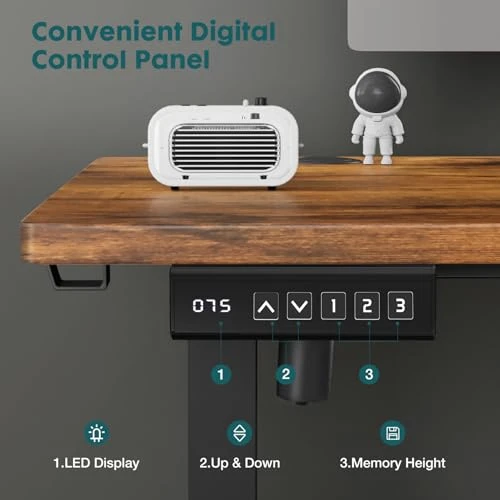 Adjustable Height Standing Desk — Monitor Stands, SMUG