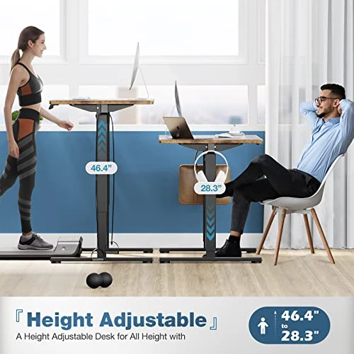 Electric Standing Desk Adjustable Height — Monitor Stands, Sweetcrispy