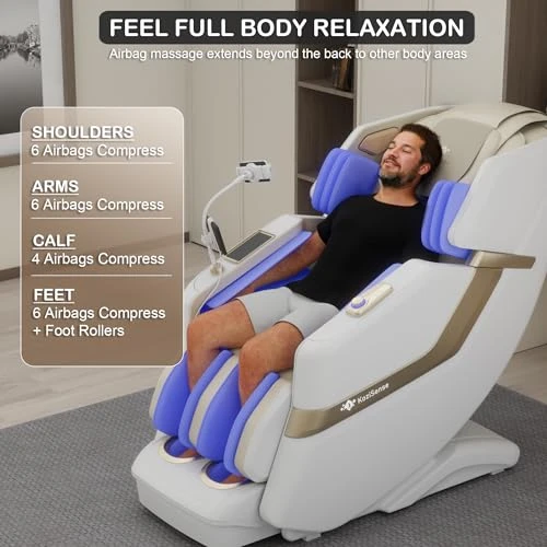 Heated Jade Roller Massage Chair Full Body — Beds & Tables, KoziSense