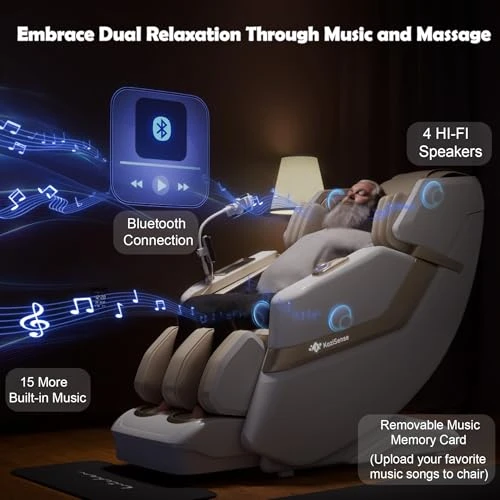 Heated Jade Roller Massage Chair Full Body — Beds & Tables, KoziSense