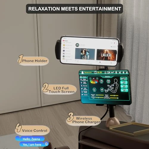 Heated Jade Roller Massage Chair Full Body — Beds & Tables, KoziSense