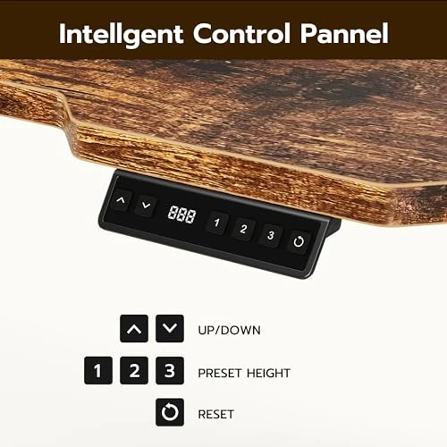 L Shaped Standing Desk Electric Adjustable Height, Corner Standing Desk, Electric Sit Stand Table with Reversible Splice... — Monitor Stands, Acrolix