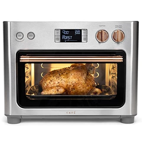 Oven with 14 essential cooking modes, including Air Fry, CrispFinish, Bake, Broil, Roast, Toast, Pizza, WiFi & Smart... — Convection, Café