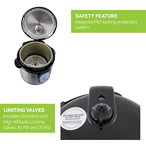 Smart Electric Pressure Cooker and Canner — Electric Pressure Cookers, NESCO