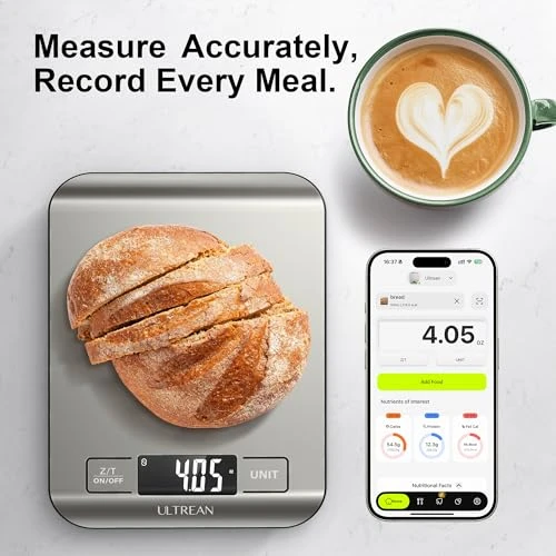 Smart Food Kitchen Scale with Nutritional Calculator — Weight Management Tools, Ultrean