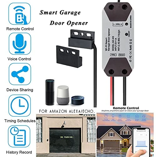 Smart WiFi Switch Garage Door Opener Controller — Keypads & Remotes, EVERSECU