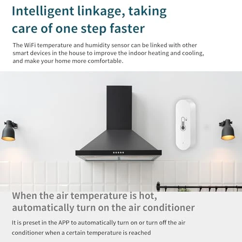 Temperature Humidity Sensor with App Remote Monitor and Alert — Home Climate Control, DoHome