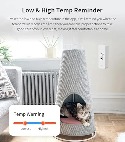Temperature Humidity Sensor with App Remote Monitor and Alert — Home Climate Control, DoHome