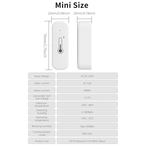 WiFi Hygrometer Thermometer — Home Climate Control, XFOX