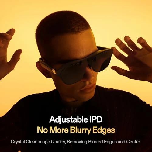 AR Glasses with X1 Chip, Native 3 DoF, 147-inch 50°FOV 120Hz HD Display, Expertly Tuned Audio — Smart Glasses, XREAL