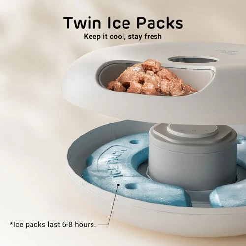 Donut Frost WiFi 6 Meal Automatic Pet Dispenser — Automatic Feeders, iPettie