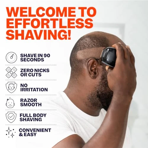 Electric Head & Body Hair Shaver — Rotary, Freebird