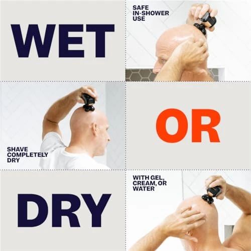 Electric Head & Body Hair Shaver — Rotary, Freebird