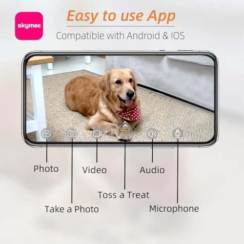 Pet Camera with Automatic Treat Dispenser — Cameras & Monitors, SKYMEE