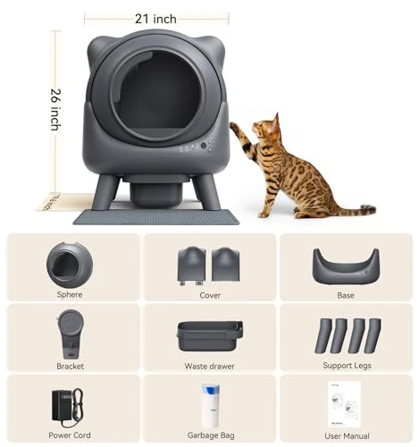 Self Cleaning Litter Box — Self-Cleaning, FEELNEEDY