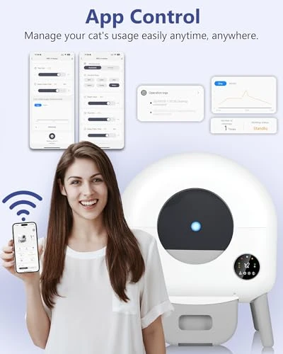 Self Cleaning Litter Box — Waste Bins, CCEOO TOY