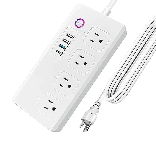 Smart Power Strip Surge Protector with Fast Charge — Power Distribution Units, XENON