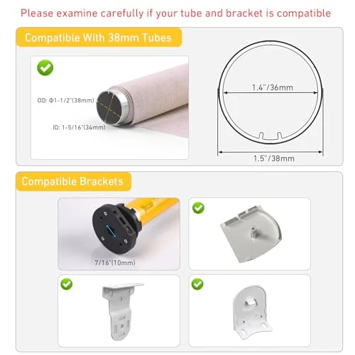 Solar Powered Rechargeable Battery Motor for Roller Shades — Roller, AOK motors