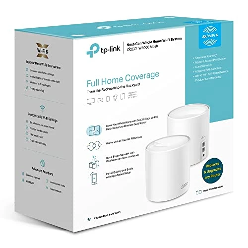 Wi-Fi 6 Mesh Router System — Routers, TP-Link