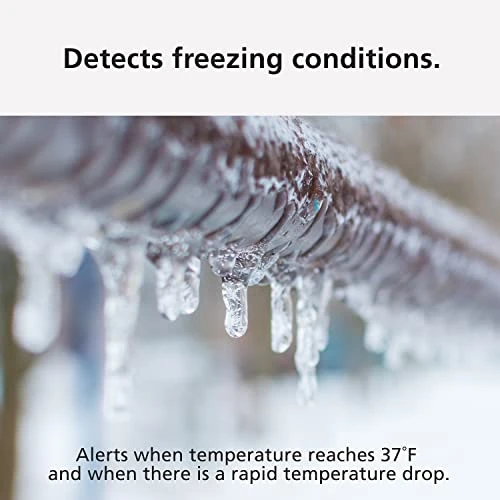 WiFi Water Leak Detector & Freeze Alarm — Gas & CO Detectors, Kidde