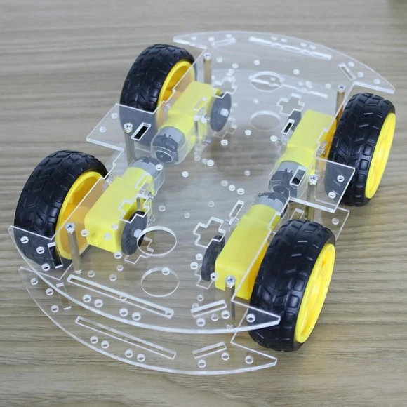4WD Smart Car Chassis Robot Kit — Robotics Foundations, HomeAssistant