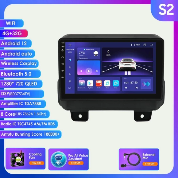 Android Car Radio with Intelligent Screen — In-Dash, Hizpo