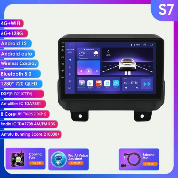 Android Car Radio — In-Dash, Hizpo