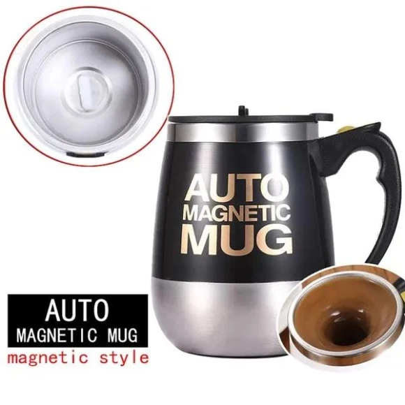 Automatic Self-Stirring Magnetic Mug — Beverage Warmers, Factory Discount Outlet