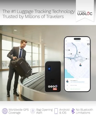 GPS Luggage Tracker — Item Locators, GEGO