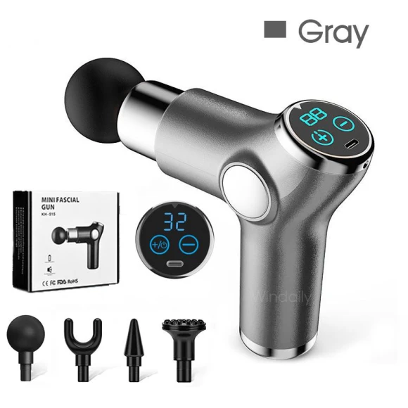 Massage Gun with LCD Touch Screen — Back Relief Solutions, Carrefour online
