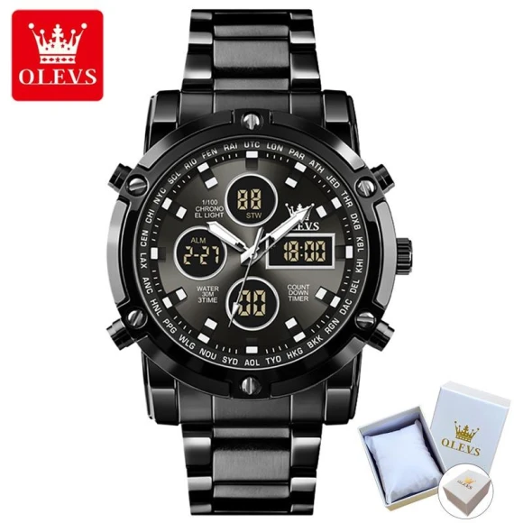 Men's Multifunctional Smart Sports Electronic Waterproof Watch — Smartwatches, OLEVS