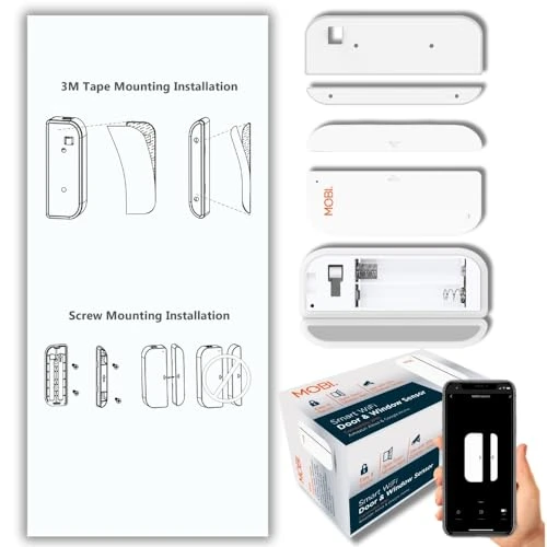 Smart Door and Window Sensor Alarm — Smart Home Security, MOBI