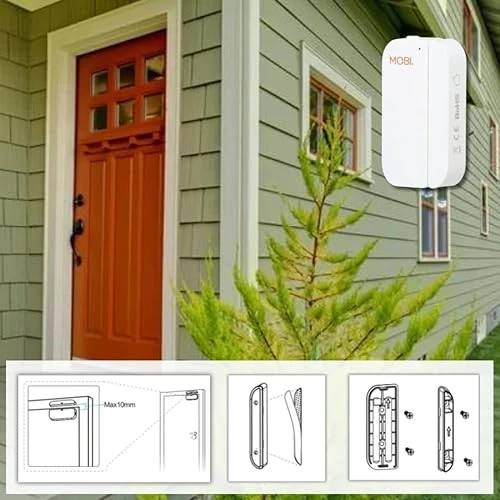 Smart Door and Window Sensor Alarm — Smart Home Security, MOBI