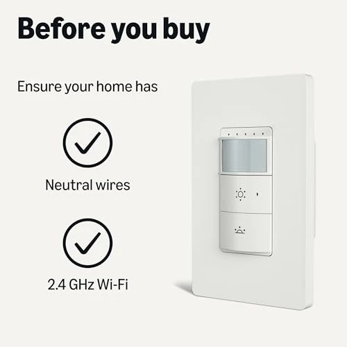 Smart Motion Sensor Dimmer Switch — Dimmer Switches, Amazon Basics