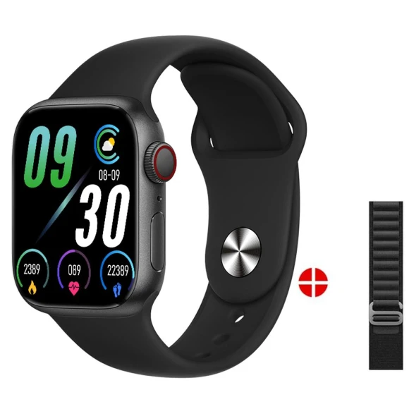 Smartwatch with Wireless Charging, Heart Rate Monitor, Fitness Tracker — Smartwatches, Kimi Mall