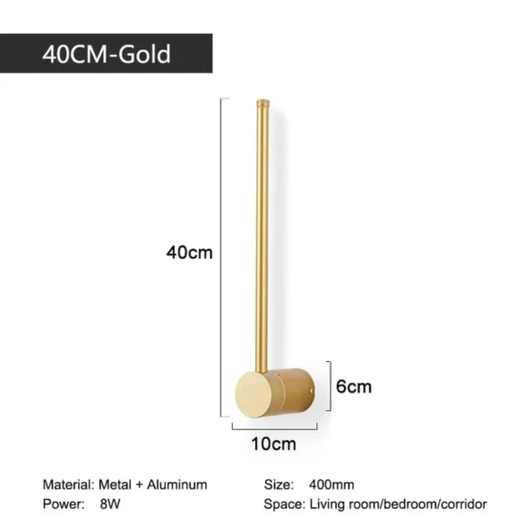 Touch Dimmer LED Wall Lights — Wall Lighting, Elegant Living House