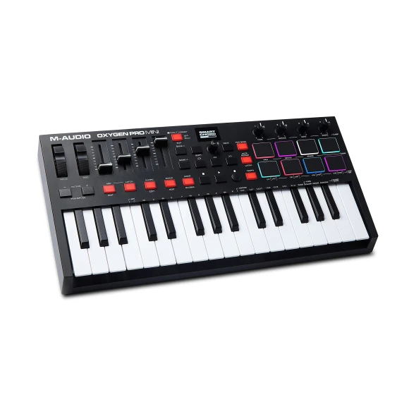 USB MIDI Keyboard with Sound Pack and Music Creation Software — MIDI Control Devices, M-Audio
