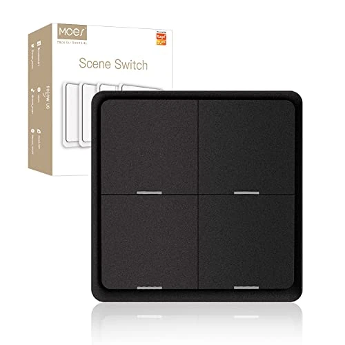 Wireless Smart Scene Switch Button — Smart Home Hubs & Controllers, MOES